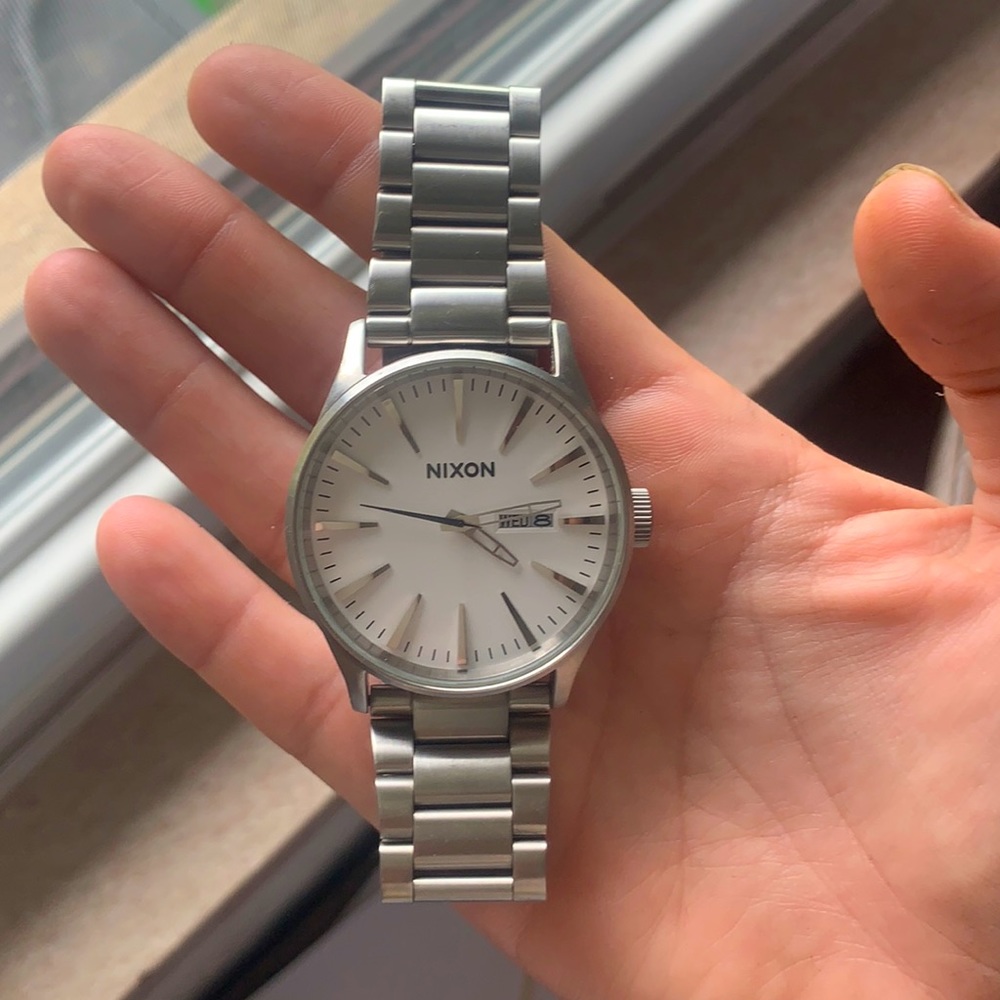 Men’s Silver Nixon Watch